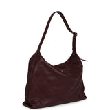 Chanel Maxi Hobo Shoulder Bag Dark Burgundy Lambskin Light Gold Hardware - Thumbnail View 2