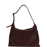 Chanel Maxi Hobo Shoulder Bag Dark Burgundy Lambskin Light Gold Hardware - Thumbnail View 4