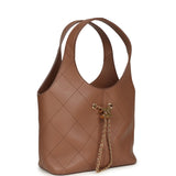 Chanel Daily Trendy Shopping Bag Brown Calfskin Gold Hardware - Thumbnail View 2