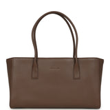 Chanel Small Cerf Shopping Bag Brown Calfskin Gold Hardware - Thumbnail View 4