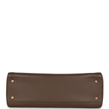 Chanel Small Cerf Shopping Bag Brown Calfskin Gold Hardware - Thumbnail View 6