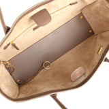 Chanel Small Cerf Shopping Bag Brown Calfskin Gold Hardware - Thumbnail View 7