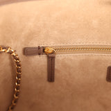 Chanel Small Cerf Shopping Bag Brown Calfskin Gold Hardware - Thumbnail View 9