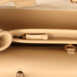 Chanel Small "Urban Essential" East West Shopping Tote Light Beige Caviar Gold Hardware - Thumbnail View 8
