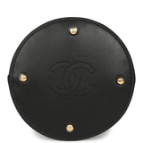 Chanel Coco Beach Small Bucket Bag Black Embroidered Mesh and Calfskin Gold Hardware - Thumbnail View 7