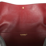 Chanel Maxi "Souplissimo" Large Flap Bag Black Grained Calfskin Gold Hardware - Thumbnail View 9