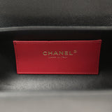 Chanel Preppy Coco Bowling Bag Black Shiny Caviar Brushed Gold Hardware - Thumbnail View 9