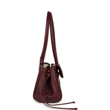 Chanel Small "Urban Essential" East West Shopping Tote Dark Burgundy Caviar Gold Hardware - Thumbnail View 3