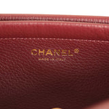 Chanel Small "Urban Essential" East West Shopping Tote Dark Burgundy Caviar Gold Hardware - Thumbnail View 10