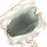 Chanel CC In Love Mini Heart Bag Charm Silver Metallic Lambskin Silver Hardware - Thumbnail View 7