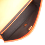 Chanel Medium Coco Beach "Tropicoco" Flap Bag Orange, White and Black Lambskin Gold Hardware - Thumbnail View 8