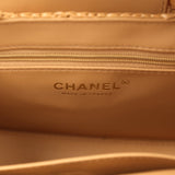 Chanel Small Fringe Kelly Dark Beige Raffia Wood and Light Gold Hardware - Thumbnail View 9