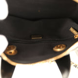 Pre-owned Chanel "CC Travel" Bowling Bag Black Shiny Crumped Calfskin Antique Gold Hardware - Thumbnail View 14