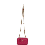Chanel Small Classic Vanity Case Fuchsia Lambskin Gold Hardware - Thumbnail View 7