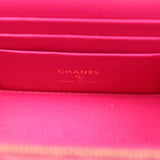 Chanel Small Classic Vanity Case Fuchsia Lambskin Gold Hardware - Thumbnail View 12