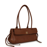 Chanel Small "Urban Essential" East West Shopping Tote Brown Caviar Gold Hardware - Thumbnail View 2