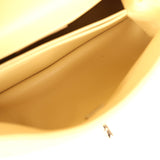 Chanel Mini Coco Top Handle Flap Bag Yellow Shiny Caviar Light Gold Hardware - Thumbnail View 9