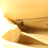 Chanel Mini Coco Top Handle Flap Bag Yellow Shiny Caviar Light Gold Hardware - Thumbnail View 11