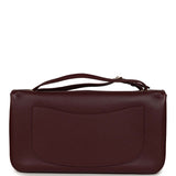 Chanel Maxi "Souplissimo" Small Flap Bag Burgundy Grained Calfskin Gold Hardware - Thumbnail View 4