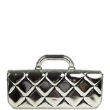 Chanel Large Top Handle Long Flap Bag with Chain Silver Mirror Calfskin Silver Hardware - Thumbnail View 4
