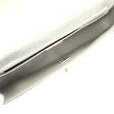 Chanel Large Top Handle Long Flap Bag with Chain Silver Mirror Calfskin Silver Hardware - Thumbnail View 8