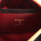 Chanel Tassel Barrel Bag Black Velvet Gold Hardware - Thumbnail View 9