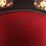 Chanel Mini "Cheetah Print" Bucket Bag with Chain Light Beige Calf Hair and Black Lambskin Gold Hardware - Thumbnail View 9