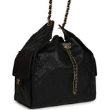 Chanel Medium 25 Hobo Bag Black Caviar Antique Gold Hardware - Thumbnail View 2