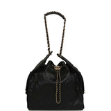 Chanel Medium 25 Hobo Bag Black Caviar Antique Gold Hardware - Thumbnail View 6
