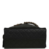Chanel Medium 25 Hobo Bag Black Caviar Antique Gold Hardware - Thumbnail View 7