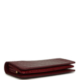 Chanel CC Clutch Burgundy Croc Embossed Calfskin Gold Hardware - Thumbnail View 6