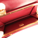 Chanel CC Clutch Burgundy Croc Embossed Calfskin Gold Hardware - Thumbnail View 8