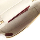 Chanel Top Handle Long Vanity Case with Chain Dark Beige Suede Gold Hardware - Thumbnail View 8