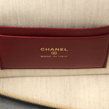 Chanel Large Top Handle Long Vanity Case with Chain Black Grained Calfskin Gold Hardware - Thumbnail View 9