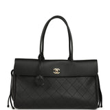 Chanel Medium "Urban Essential" East West Shopping Tote Black Caviar Gold Hardware - Thumbnail View 1