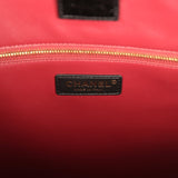 Chanel Large Cerf Shopping Bag Black Crocodile Embossed Calfskin Gold Hardware - Thumbnail View 8