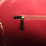 Chanel Large Cerf Shopping Bag Black Crocodile Embossed Calfskin Gold Hardware - Thumbnail View 9
