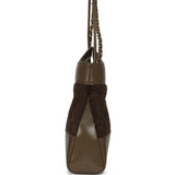 Chanel 31 Shopper Dark Khaki Shiny Lambskin and Pony Hair Gold Hardware - Thumbnail View 3