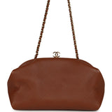 Chanel Small Clutch with Chain Camel Lambskin Gold Hardware - Thumbnail View 1
