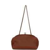 Chanel Small Clutch with Chain Camel Lambskin Gold Hardware - Thumbnail View 7