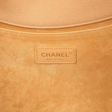 Chanel Maxi Shopping Bag Beige Grained Nubuck Calfskin Light Gold Hardware - Thumbnail View 9