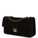 Chanel Medium "Souplissimo" Flap Bag Black Suede Gold Hardware - Thumbnail View 5