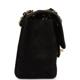 Chanel Medium "Souplissimo" Flap Bag Black Suede Gold Hardware - Thumbnail View 3