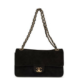 Chanel Medium "Souplissimo" Flap Bag Black Suede Gold Hardware - Thumbnail View 7