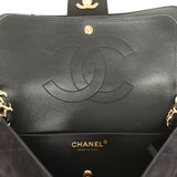 Chanel Medium "Souplissimo" Flap Bag Black Suede Gold Hardware - Thumbnail View 11