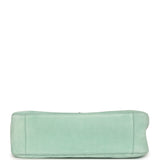 Chanel Maxi "Souplissimo" Small Flap Bag Green Suede Gold Hardware - Thumbnail View 6