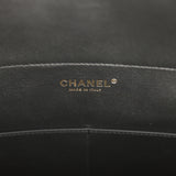 Chanel Maxi Coco Beach Small Shopping Bag Khaki, White, Brown Raffia and Calfskin - Thumbnail View 7