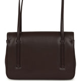 Chanel Small Preppy Coco Flap Bag Dark Brown Shiny Caviar Brushed Gold Hardware - Thumbnail View 4
