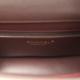 Chanel Small Preppy Coco Flap Bag Dark Brown Shiny Caviar Brushed Gold Hardware - Thumbnail View 9