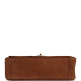 Chanel Maxi "Souplissimo" Small Flap Bag Camel Suede Gold Hardware - Thumbnail View 6